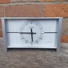 Vintage Mauthe Mantel Desk Clock Battery Working