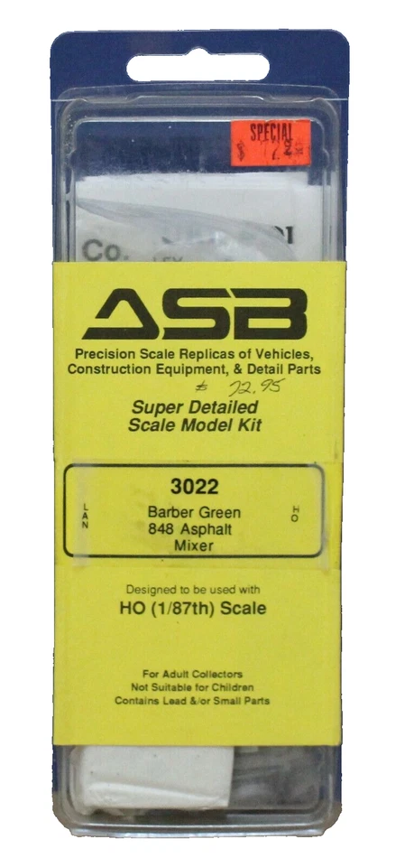 Langley ASB 3022 OO 1:76 Barber Green 848 Asphalt Mixer White Metal Kit NIB Eng - Image 2 of 4