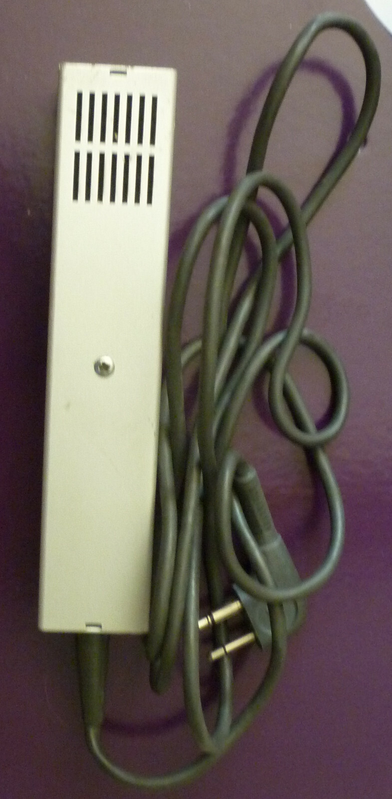 Vtg Sony Ecm95s Electret Condenser Microphone 2 Prong Untested for