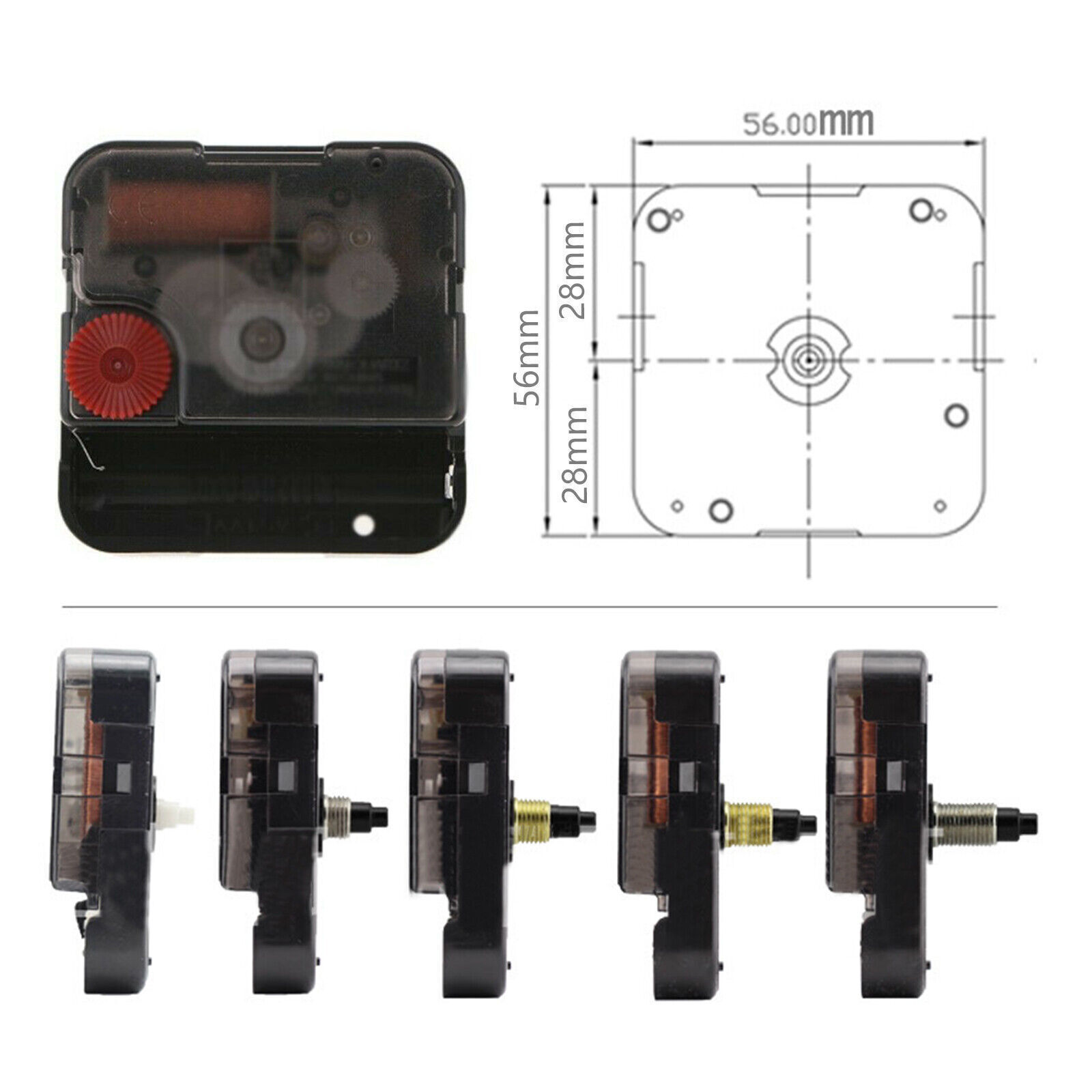 Wall Clock Quartz Movement Motor Mechanism Silent Suzuki Clock Motor