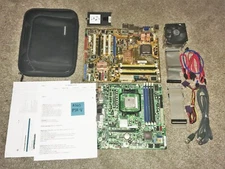 Lot of Old Computer Parts and Accessories LGA775 AM2 Motherboards