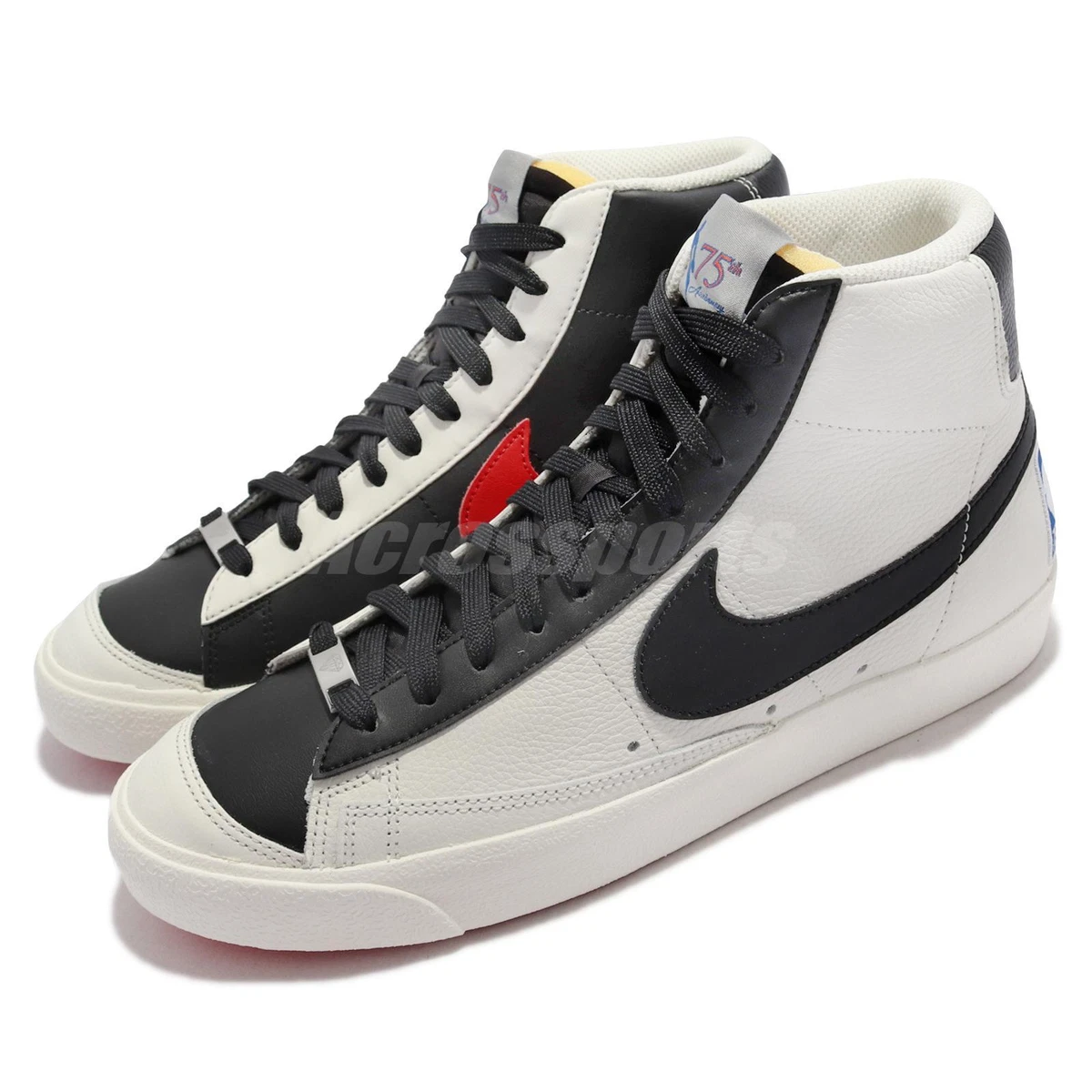 Nike Men's Blazer '77 Emb Mid Shoes, White