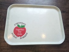 Cincinnati Public Schools Vintage Lunch Tray "Together For Kids" CPS 16" x 12"