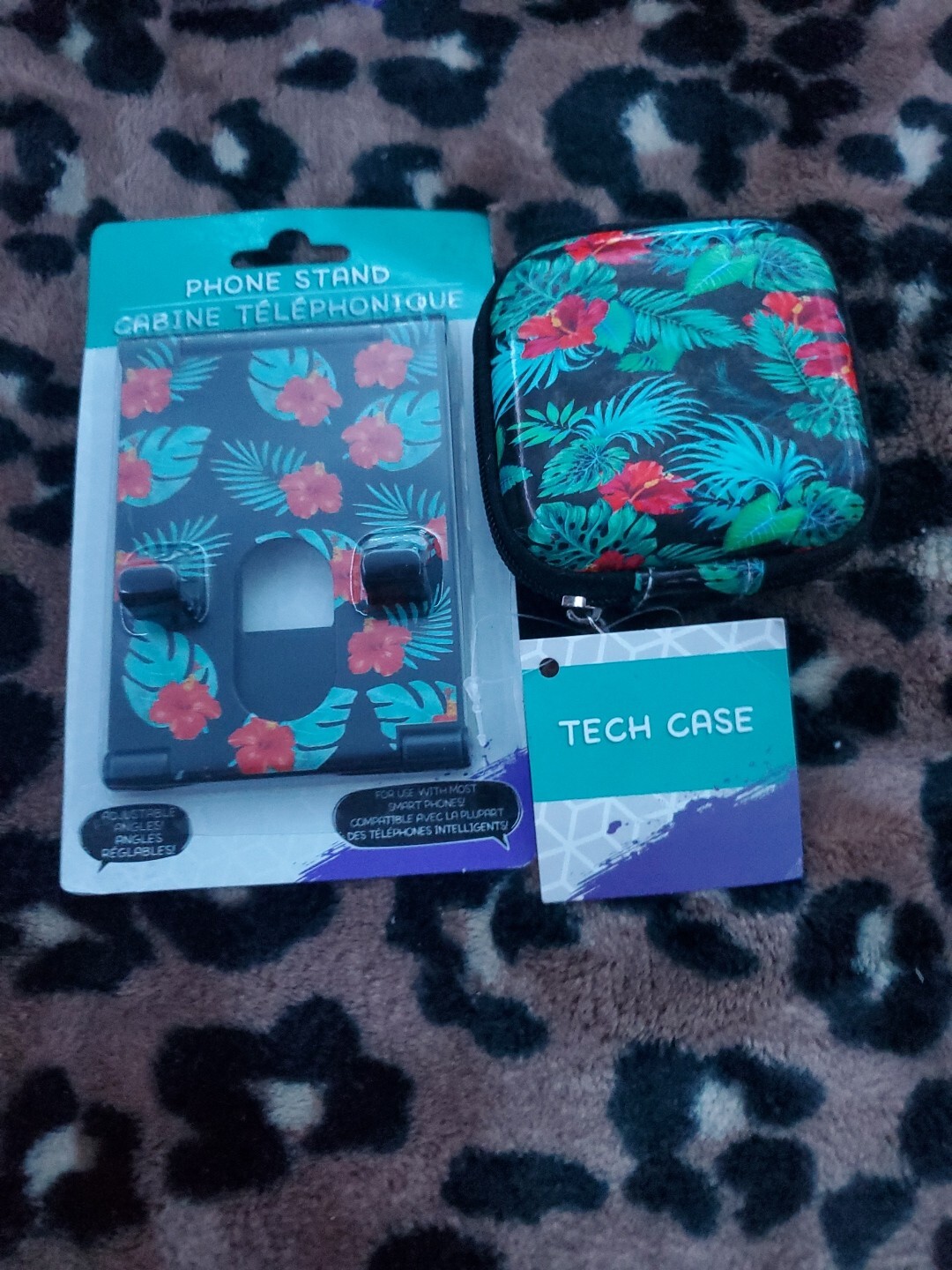 Purple Pink Flamingo Design Adjustable Fits Most Smartphone Phone Kick Stand