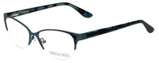Corinne McCormack Designer Blue Light Blocking Glasses Gramercy in Teal 52mm
