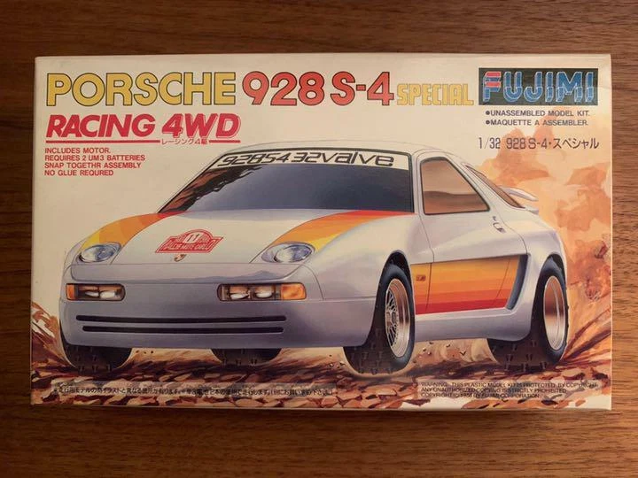 Fujimi Porsche 928 S-4 Special Racing 4WD 1/32 Model Kit #14577