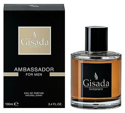 GISADA AMBASSADOR for Men 100 ml Eau de Parfum Spray Neu & Ovp 100ml Herren-EdP