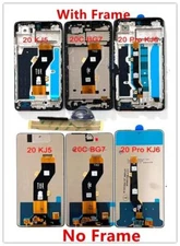 LCD Display Touch Screen Frame For Tecno Spark 20 KJ5/Spark 20C BG7 /20 Pro KJ6