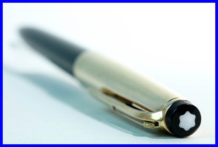 1960's MONTBLANC MASTERPIECE No.78 Ball Point Pen / ROLLED GOLD