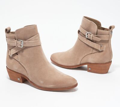 Sam Edelman Suede Ankle Boots - Polina   11 M