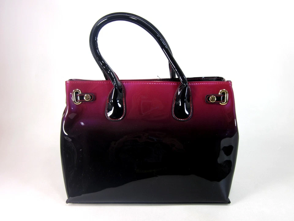 BOLSO DE MANO SCARLETON MUJER H116710 CHAROL, ROJO VIOLETA PÚRPURA, NUEVO/PANTALLA Foto 4 de 4