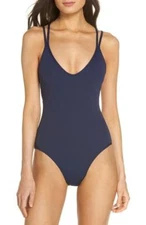 Women's L Space Dakota One-Piece Swimsuit, Size 4 - Blue