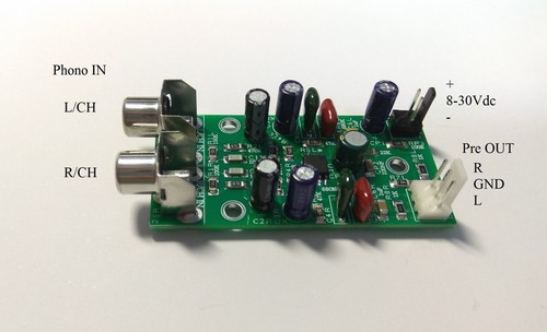 Preamplificador Phono Bajo Ruido MM RIAA Tamaño Pequeño W.V Individual 8-30Vdc M-PH682 - Imagen 7 de 8