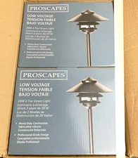 2 PACK - Malibu Proscapes 20W 3-Tier Landscape Light Pathway Outdoor Weatherproo