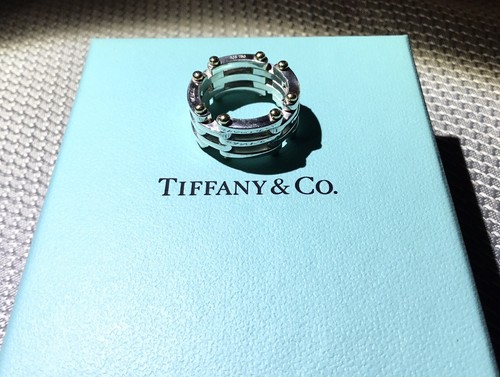 Tiffany \u0026 Co. Gate Link Ring Silver 925 