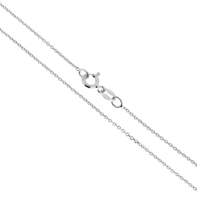 PLANETYS - Catenina per Bambini Argento Sterling 925 Placcato Oro 18K Modello Forzatina Diamantate Larghezza: 1.5 mm Lunghezza: 32 cm