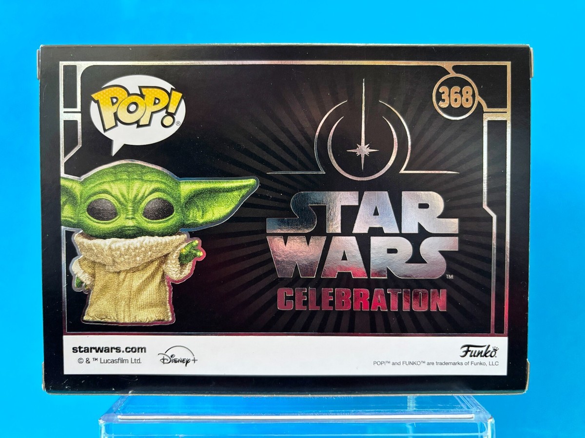Funko Pop Star Wars 368 Grogu Diamond Star Wars Celebration
