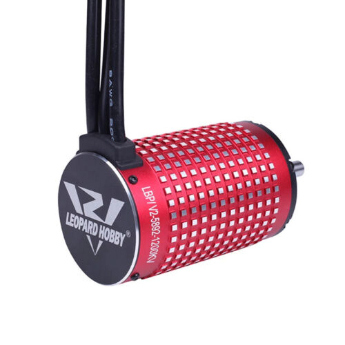 Leopard 5892 V2 1200KV Brushless Motor + ESC BL5 200A 8S (max5) for 1/5 RC Car - Picture 3 of 9