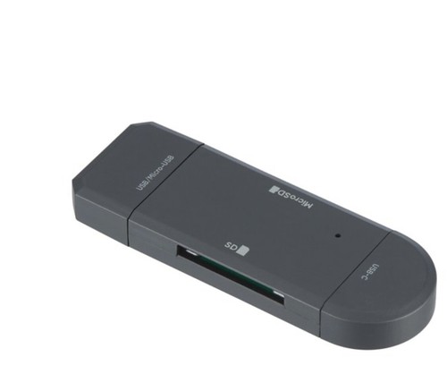 onn. SD & micro-SD Card Reader 20MB/sec read, 25 MB/sec write - Picture 4 of 8