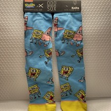 ODD SOX SpongeBob Classic Men  s Socks 6-13 Retro 90  s Cartoon Patrick Knits