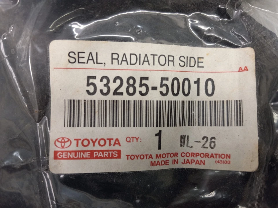 1990-1994 LEXUS LS400 РАДИАТОР БОКОВОЕ УПЛОТНЕНИЕ P/N 53285-50010 4.0L V8 ПОДЛИННЫЙ OEM - Изображение 3 из 4