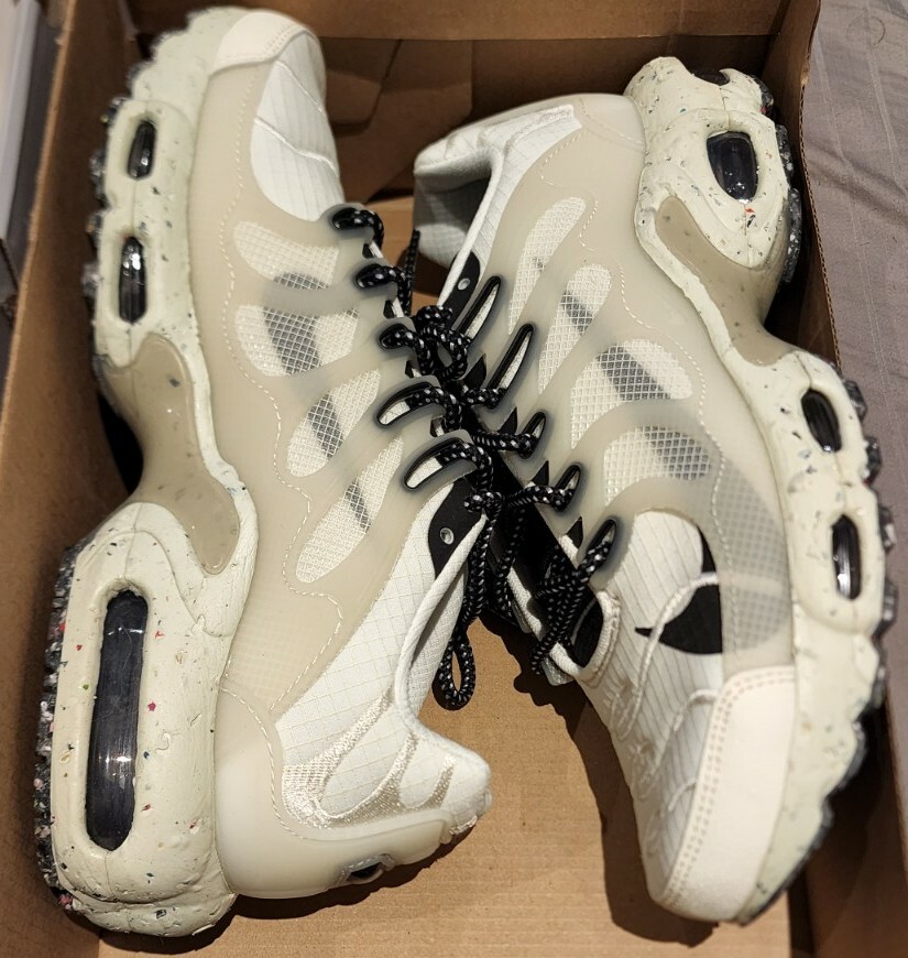 靴 Nike Air Max Terrascape Plus DC6078-100 Nike Air Max Terrascape Plus 'Sail Sea Glass' Black DC6078