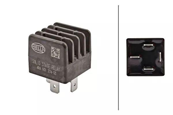 HELLA Main Current Relay Black 12V For FORD 9M6T-14N135-AA | eBay
