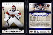 21/22 UD Artifacts Royal Blue Parallel Sergei Bobrovsky /199 #65