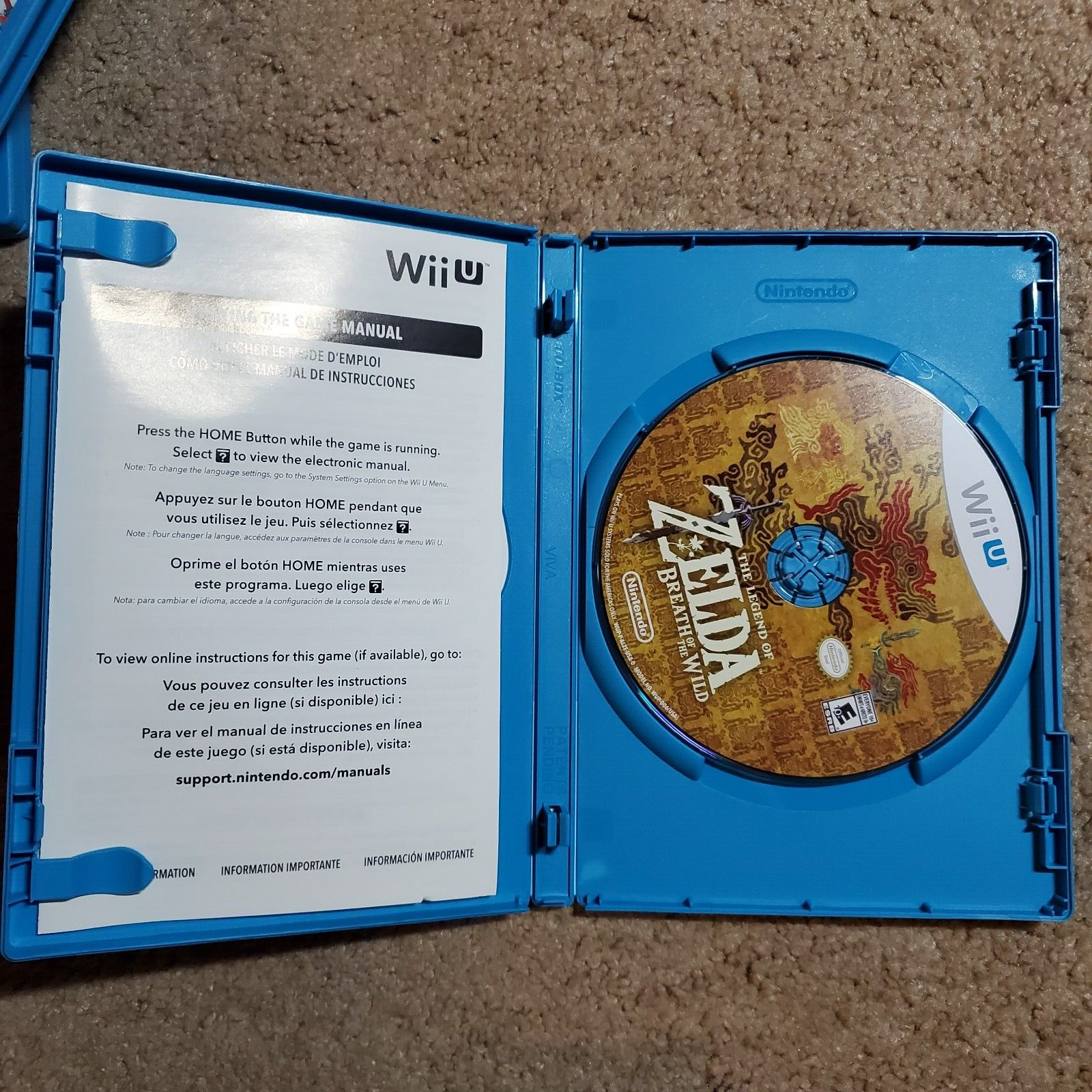 Found a First Print Breath of the Wild for $20! Is there supposed to be a  manual included? : r/wiiu