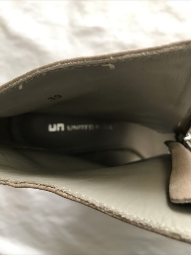 UNITED NUDE PARKA EAMZ BOOTIE STONE COLOR SIZE 39 US 8,5 NUBUCK LEATHER - Picture 9 of 12