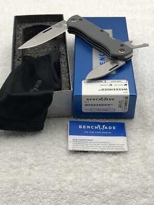 Benchmade 317 Weekender Prototype July '22 2 Blade Slip Joint NIB Made In USA