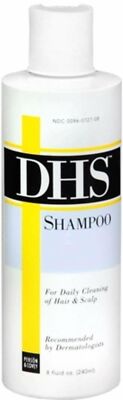 DHS Shampoo Hair & Scalp Daily Cleaning Gentle & Non Irritating 8 oz Pack of 2