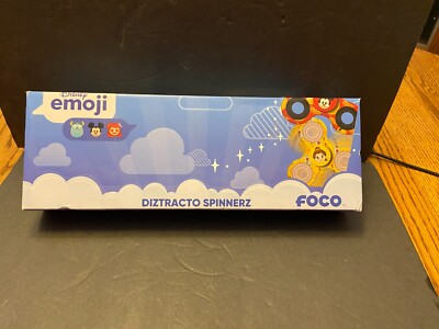 Box of 12 FOCO Emoji Fidget Spinner 6 Micky 3 Minnie 3 Pluto Spinning Toys