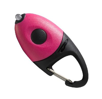 PRINCETON TEC LED-Kappenlampe IMPULSE, rot - wechselb. Schlüsselanhänger/Clip