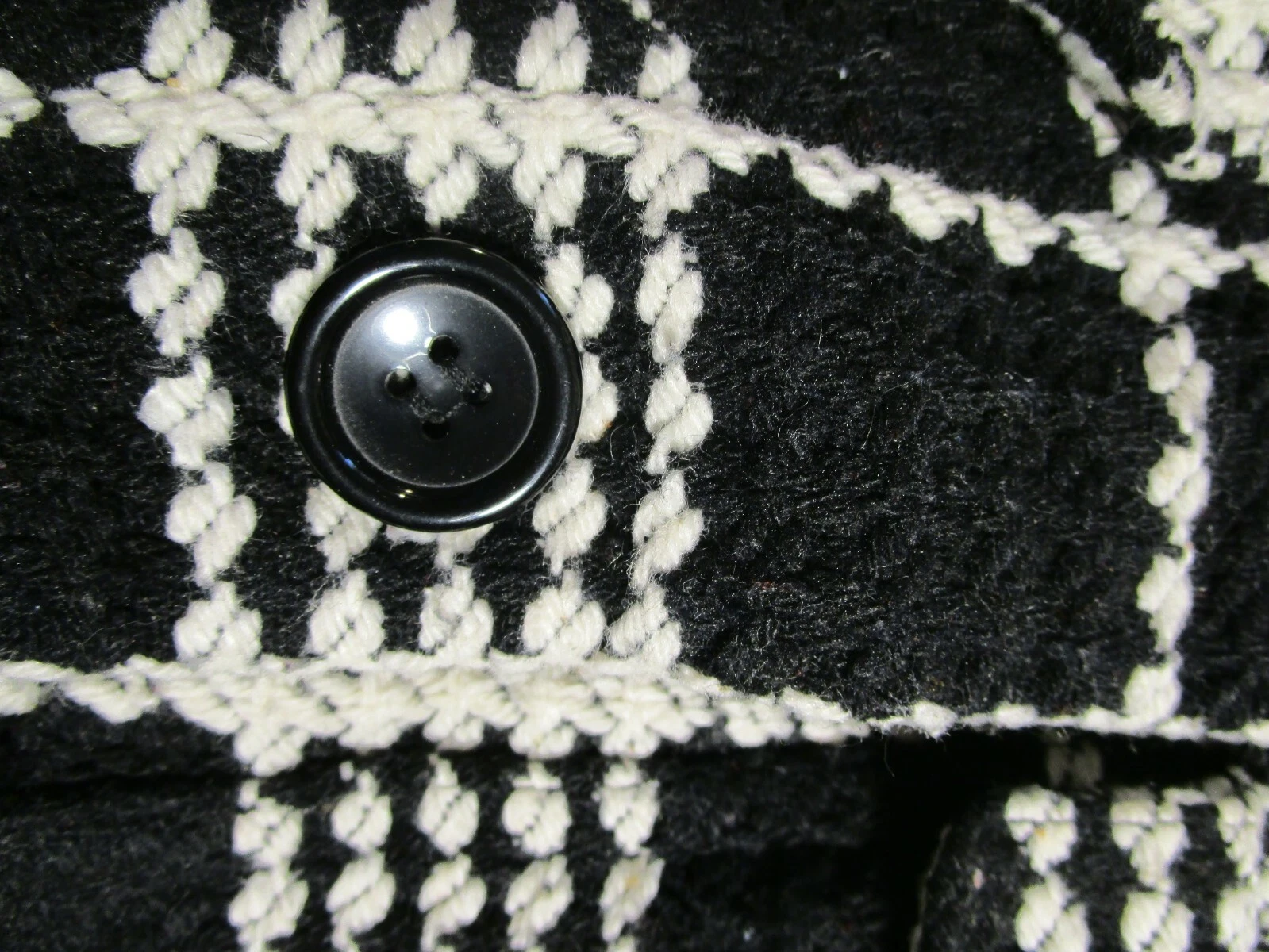 VETEMENTS Sottoveste Papaya piccola bianca e nera con passante per cintura