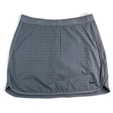 Nike Golf Youth Girls XL Flex Print Skort Skirt Gray 894171 Tennis Running Gym