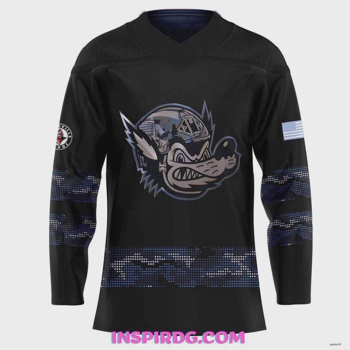 Personalized Huntsville Havoc Military Night 2025 Hockey Jersey