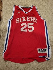 Philadelphia 76ers Sixers NBA Ben Simmons 25 NBA Adidas Basketball Jersey Sz XL