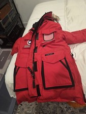CANADA GOOSE SNOW MANTRA RED LARGE PARKA JACKET