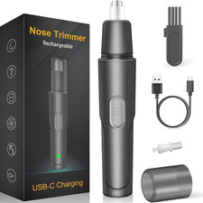 Nose Hair Trimmer, USB Rechargeable, Professional Painless Ear Hair Trimmer, for