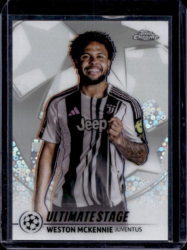 2025-26 Topps UEFA Weston McKennie Ultimate Stage Chrome #US-42 Juventus