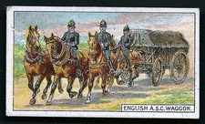 BRITISH AMERICAN (PLAIN) - TRANSPORT OF THE WORLD - ENGLISH A S C WAGGON
