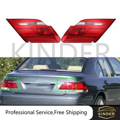 1Pair Rear Inner Tail Brake Light For BMW 2005-2008 7 Series E65 E66 745i 750Li 