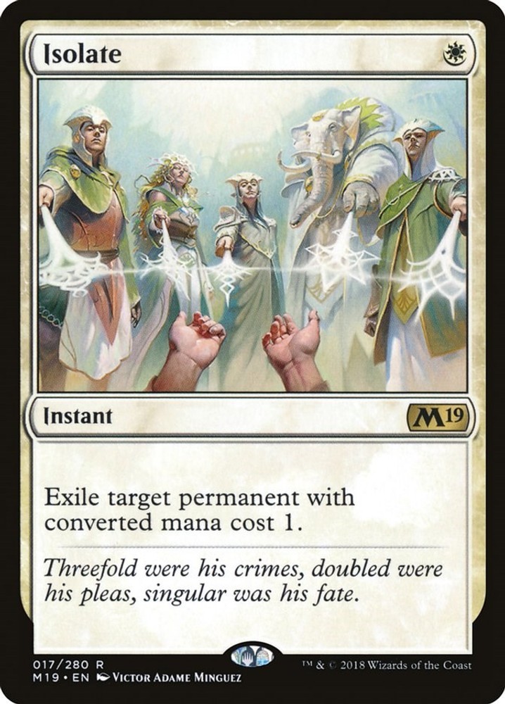 Isolate #17 (LP) Core Set 2019 (M19) MTG