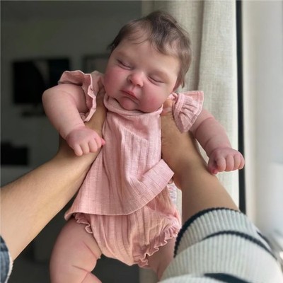Lovely Real Look Reborn Baby Doll Girl 20inch 50cm Vinyl Silicone Baby Doll Clot