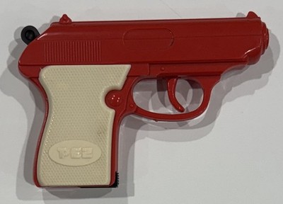 OLD PEZ 60s packaging Shooter ヴィンテージ　ペッツ PEZ Gun Shooter Pistol Gun Dispenser ** RED ** 1960s * 2.620.061