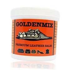Beeswax Leather Care Balm - Protector, Conditioner, Polish, Cleaner, and 