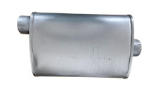 Quiet Tone Muffler Universal 2.5inch Inlet 2.5inch Outlet Jones Exhaust Jub911