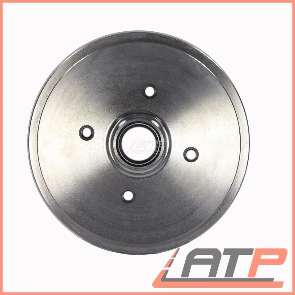 2X ATE BRAKE DRUM SET Ø180 REAR FOR VW JETTA MK 1 2 79-92 SCIROCCO 53 74-92 - Image 2 of 4