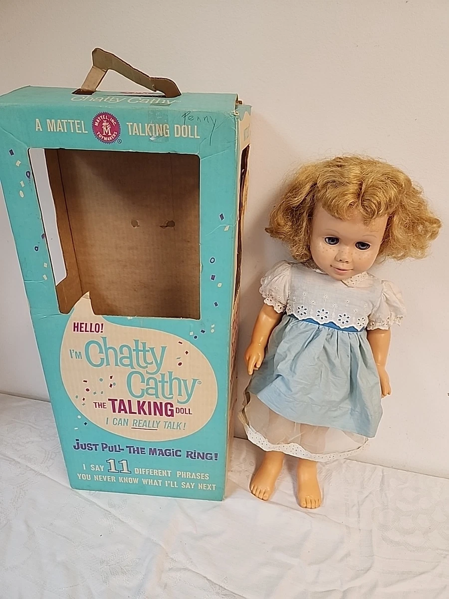 PaPa's toy 出品★マテル社　チャーミン・チャッティ　キャシー人形 Mattel Chatty Cathy Original (Opened) Caucasian Dolls & Doll